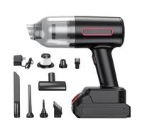 Iouyjiu Handheld Vacuum Cordless - Air Duster Cleaner for Truck Interior | Compact Electric Device with Duals Suction Blowing Function, Portable Cleaning Tool for Home Couch Carpet Desk Keyboard