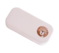 Iouyjiu Hard Pencil Case, Large Capacity Stationery Box, Double Layer Crayon Storage, Durable Organizer with Zipper School Office Supplies Holder, 20.4x9.7x4.6cm White Blue Purple