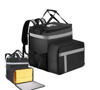 Iouyjiu Insulated Backpack, Thermal Cooler Bag, Ampia capacità con vari compartments, leggero e comodo Heavy-Duty, campeggio e viaggio, 41 x 41 x 35,5 cm 1450 g nero, Nero, Se référer au descriptif,