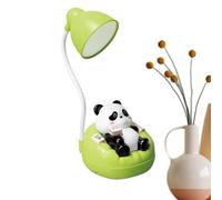 Iouyjiu Luce notturna a LED a forma di panda con cassetto per la camera dei bambini, lampada da scrivania ricaricabile per leggere libri, luce da comodino dimmerabile con 3 livelli di luminosità