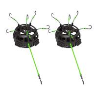 Iouyjiu Montaggi - 2 pezzi montaggio galleggiante con gabbia per esche, attrezzatura da versatile per lago mare fiume - Jigging Trolling Surfcasting in acqua e salata - trota persico