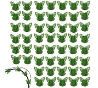 Iouyjiu Plant Clips Climbing - Invisible Adhesive Vine Support Holders | Reusable Butterfly Wall Fixture Indoor Plants Home Office Living Room Bedroom Garden Balcony