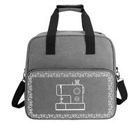 Iouyjiu Portable Sewing Bag, Sewing Organizer Tote, Multiple Pockets Bag, Sewing Accessories Tote, Fabric Storage Tote, Protective Sewing Tote, Sewing Accessories Tote Bag for Fabrics, Manuals