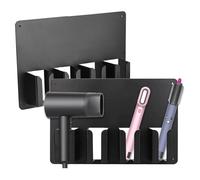 Iouyjiu Professional Clipper Holder, Salon Appliance Rack, Electric Clipper Holder, Clipper Wall Mount, Wall-Mounted Barber Clipper Holder With Four Slots for Salon Tools and Accessories