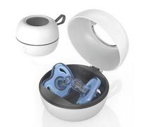 Iouyjiu Scatola Pulisci Ciucci con Raggi UV, Lavatrice Compatta con Luce UV per Tettarelle, Custodia da Viaggio per Genitori Adolescenti Adulti Asilo Posizionatori Ortodontici