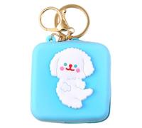 Iouyjiu Silicone Coin Purse, Small Change Pouch, Cute Keychain Wallet, Soft Waterproof Material, Secure Metal Clasp, Compact & Lightweight, Ideal for Women & Kids