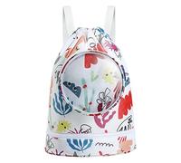 Iouyjiu Swim Bag for Kids, Wet and Dry Separation Sackpack, Cartoon Pool Backpack with Shoe Compartment, Drawstring Beach Bag for Boys, Girls, and Teens, Waterproof Twill Material, 11.02x7.87x12.6in