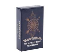 Iouyjiu Ultimate Tarot Deck, Original 78pcs Cards, Beginner Tarocchi Set, Divination Reading Tools, Fortune Telling Cards, Ideal for Kids Adults Beginners, Fun Game, 4.06x2.36 inch
