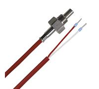 iOVEO 012EF02202 - PT1000 - Sensore a vite G1/8 pollici in acciaio inossidabile con cavo in silicone, 5 metri