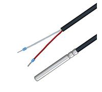 iOVEO 035HP04205 - NTC 5KOHM - Sonda di temperatura con cavo in PVC fino a 105°C, sensore di temperatura, sensore di memoria, sonde, riscaldamento, 5 metri