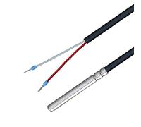 iOVEO 004AL05202 - NTC 10KOHM - Sonda di temperatura con cavo in PVC fino a 105°C, sensore di temperatura, sonde, riscaldamento, 3 metri