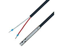 iOVEO 044LF01205 - PT100 - Sensore d'aria con sensore di temperatura e guaina di protezione perforata, 5 metre cavo in PVC