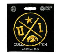 Iowa Hawkeyes Università Di Iowa Rotondo Ferro Su Patch Ricamati