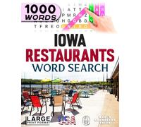 Iowa Restaurants Word Search: Large Print