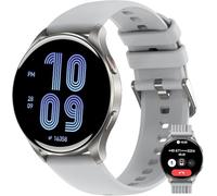 IOWODO Orologio intelligente per uomo e donna, 1,39 pollici, con Bluetooth