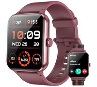 IOWODO Smartwatch for Men and Women, 1.85" Bluetooth Call Fitness Tracker, 24H Heart Rate Monitor/SpO2/Sleep/Pedometer, IP68 Fitness Watch for Android iOS