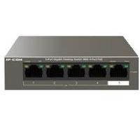 IPCOM SWITCH S1105-4-PWR-H 5-PORTE 10/100MBPS DESKTOP POE+SWITCH WITH 4-POE PORS V1.0 (S1105-4-PWR-H)