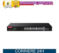 IP-COM G1128P-24-410W Switch Ethernet 24-Port PoE 26GE+2SFP Unmanaged
