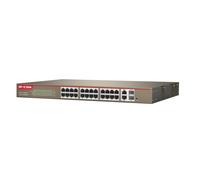Ip Com Switch 24 porte 10/100 con 2 porte gigabit/SFP combo con supporto Web-Sma