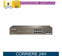 IP-COM Switch Cloud Gestito G3310F 8 porte 10/100/1000 Mbps + 2 SFP 20 Gbps