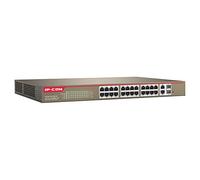 Ip Com Switch 24 porte 10/100 con 2 porte gigabit/SFP combo con supporto Web-Sma