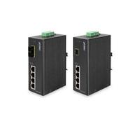 PLANET ISW-504PT switch di rete Non gestito L2 Fast Ethernet (10/100) Supporto Power over (PoE) Nero [ISW-504PT]