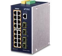 Planet switch di rete IGS-6325-16P4S Gestito L3 Gigabit (10/100/1000) PoE Alluminio Blu