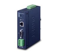 Planet IP30 Industrial 1 porta RS232/RS422/RS485 Serial, W125698350 (RS232/RS422/RS485 Serial Device Server (1 X 10/100BASE-TX, -40~75 Degrees C, dual 9~48V DC, Web, Telnet)