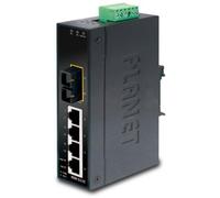 PLANET - ISW-511S15, IEEE 802.3, IEEE 802.3u, IEEE 802.3x, No gestito, L2, Fast Ethernet (10/100) , Nero, -10 - 60 °C - SPEDIZIONE GRATUITA