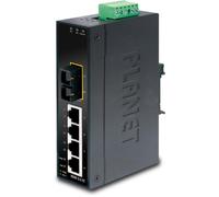 Planet Switch industriale Fast Ethernet a 4 porte RJ45 + 1 porta SFP SM 15 km