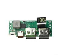 IP5356-Controlled Power Bank Module Supporto PD QC Charging Display digitale per lo stato della batteria e 6 porte di uscita per i circuiti della batteria al litio 3.7V