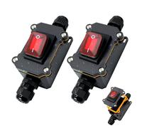 IP65 220V 30A Interruttore impermeabile AYWHP 2PCS 4Pin DPST Impermeabile Interruttore del Cavo di Alimentazione Embedded