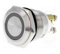 IP65 Commutatore: antivandalico Pos: 2 SPST-NO 2A/36VDC Ø19mm