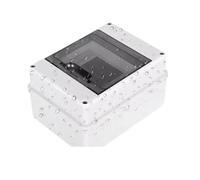 IP65 Eight Way Waterproof Distribution Box Circuit Breaker Junction Case Plastic Electrical Panel Connectors Terminals Storage(HL-15WAY)