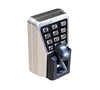 IP65 Impermeabile Controllo accessi con impronte digitali e rilevazione presenze con tastiera Sistema di controllo accessi porta con scheda RFID TCP/IP