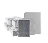 IP66 Waterproof Plastic Enclosure Electrical Junction Box Outdoor Sealed Switch Power Case Distribution Boxe waterproof enclosur(166x93x65mm,Transparent cover)
