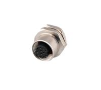 IP67 4P 5P 8P 12Pin M12 Connettore elettrico ad angolo retto Filettato Quick Connect Maschio Femmina Presa PG7(12Pin Female Socket)