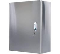 Ip67 Stainless Steel Junction Box - Weatherproof Electrical Enclosure For Indoor/Outdoor Use, Wall-Mounted Control Box With Mounting Plate, 40X20X50Cm, Durable Meter Box-A Color-25*15*30cm