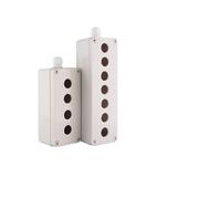 IP67 Waterproof Button Box Industrial Switch Emergency Stop Box Electric Power Control Junction Box(150x200x100mm 7Hole)
