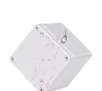 IP67 waterproof grade AG series waterproof electrical junction box with ABS plastic casing, gray cover/transparent cover(80x130x85mm,Transparent cover)