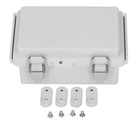 IP67 Weather - Protected Junction Box 100x150x70 | ABS Electrical Enclosure for Outdoor/Indoor Use | Large Connection Case with Hinged Lid & Stainless Latches