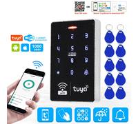 IP68 Impermeabile WiFi Tuya Sistema di controllo accessi Tastiera RFID Tastiera APP Sblocco remoto Uscita Wiegand 125KHz e 13,56MHz