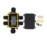 IP68 Plastic Junction Box 5m Wiring Box T100 450VAC 24A UL94V2 Home Garden Security (Six-way)