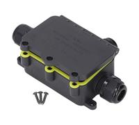 IP68 three way junction box, outdoor rainproof convenient junction box, 450V 40A outdoor lighting landscape electrical junction box, suitable for outdoor quick wiring