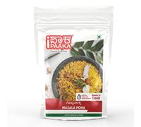 iPaaka Masala Poha, 400g, Preparato istantaneo per la colazione, Pronto in 5 minuti, Sano, Autentico sud indiano, Senza sostanze chimiche, Proprio come fatto in casa