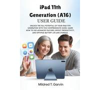 iPad 11th Generation (A16) User Guide: Unlock the full potential of your iPad 11th Generation with this comprehensive guide. Learn how to use advanced ... and optimize battery life and storage.