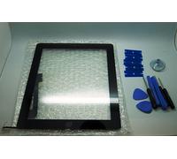 iPad 4 Nero Digitizer, Touch Screen, Vetro Frontale + 3M Nastro Adesivo