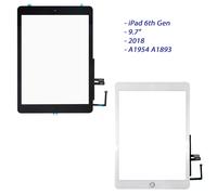 iPad Air 5° 6° 7° 8° 9° 10° Vetro Completo Anteriore Digitizer Touch Screen