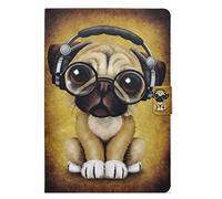 iPad Mini 5 Case, Custodia iPad Mini, Lspcase Cover a Portafoglio in Morbida Pelle PU per Apple iPad Mini 1/2/3/4/5 con Funzione Sleep/Wake Auto,Carte di Slot e Porte-stylo - Cane