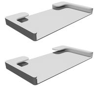 iPad Wall Mount Sleeve for Air 2 - Dual Part Design with Adhesive Mount